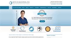 Desktop Screenshot of blechmanplasticsurgery.com